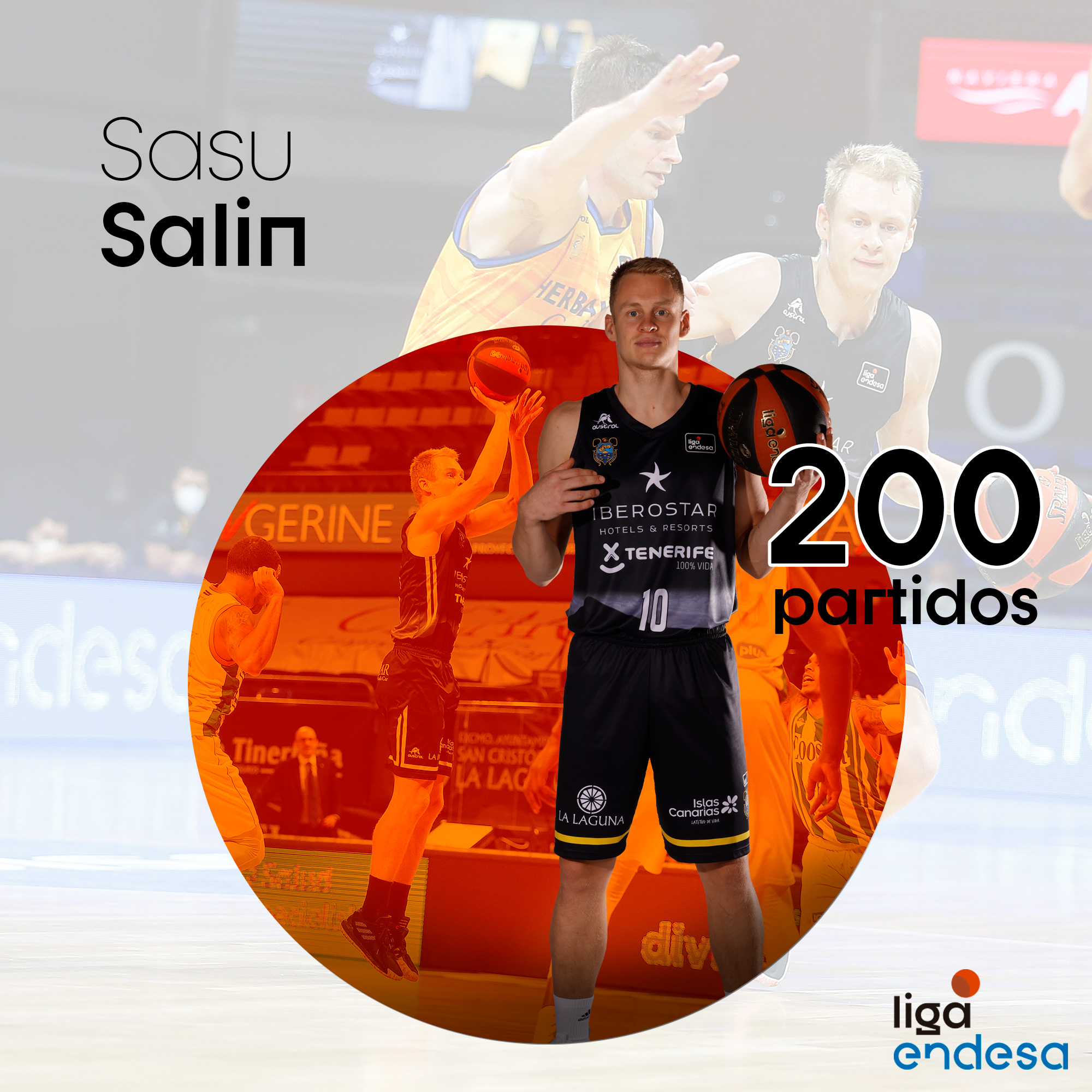 Sasu Salin, 200 partidos en Liga Endesa