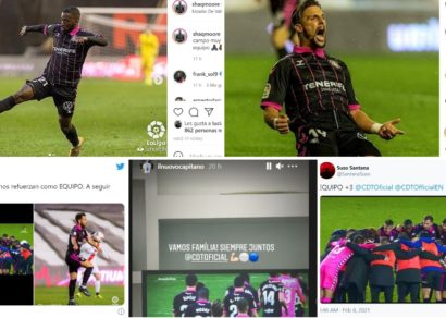 Los mejores post en las redes sociales de los jugadores del CD Tenerife tras la victoria ante el Rayo Vallecano