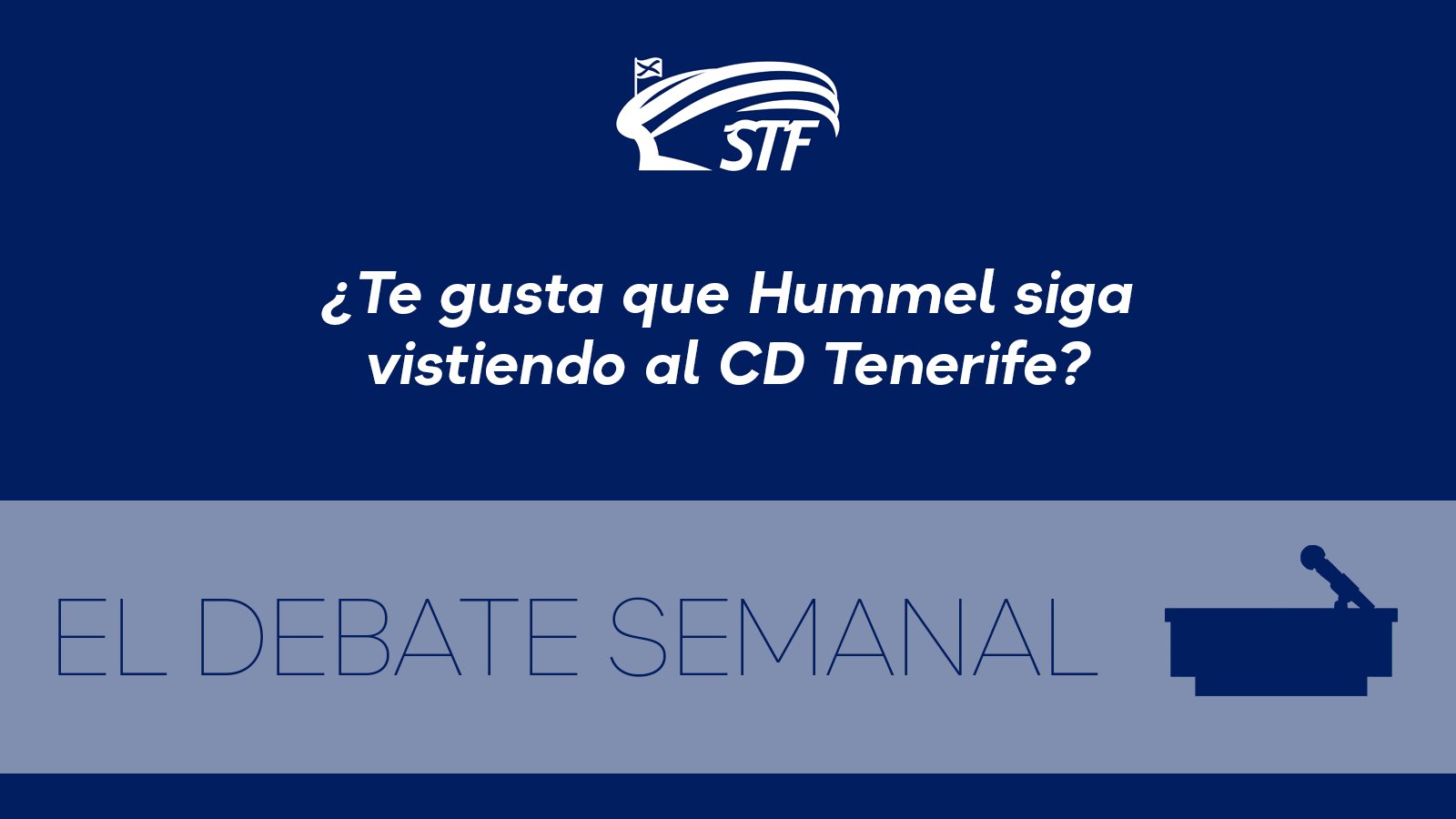 El Debate Semanal: ¿Te gusta que Hummel siga vistiendo al CD Tenerife? El 80,64 por ciento dice no