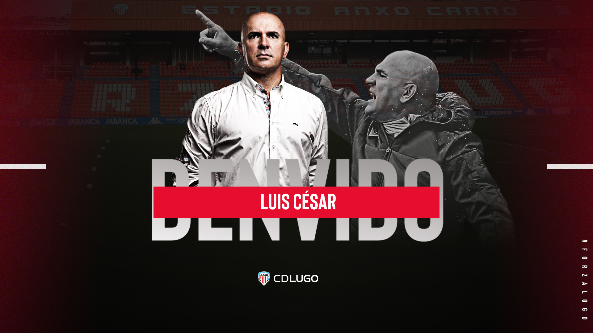 El ex blanquiazul Luis César Sampedro, nuevo entrenador del CD Lugo
