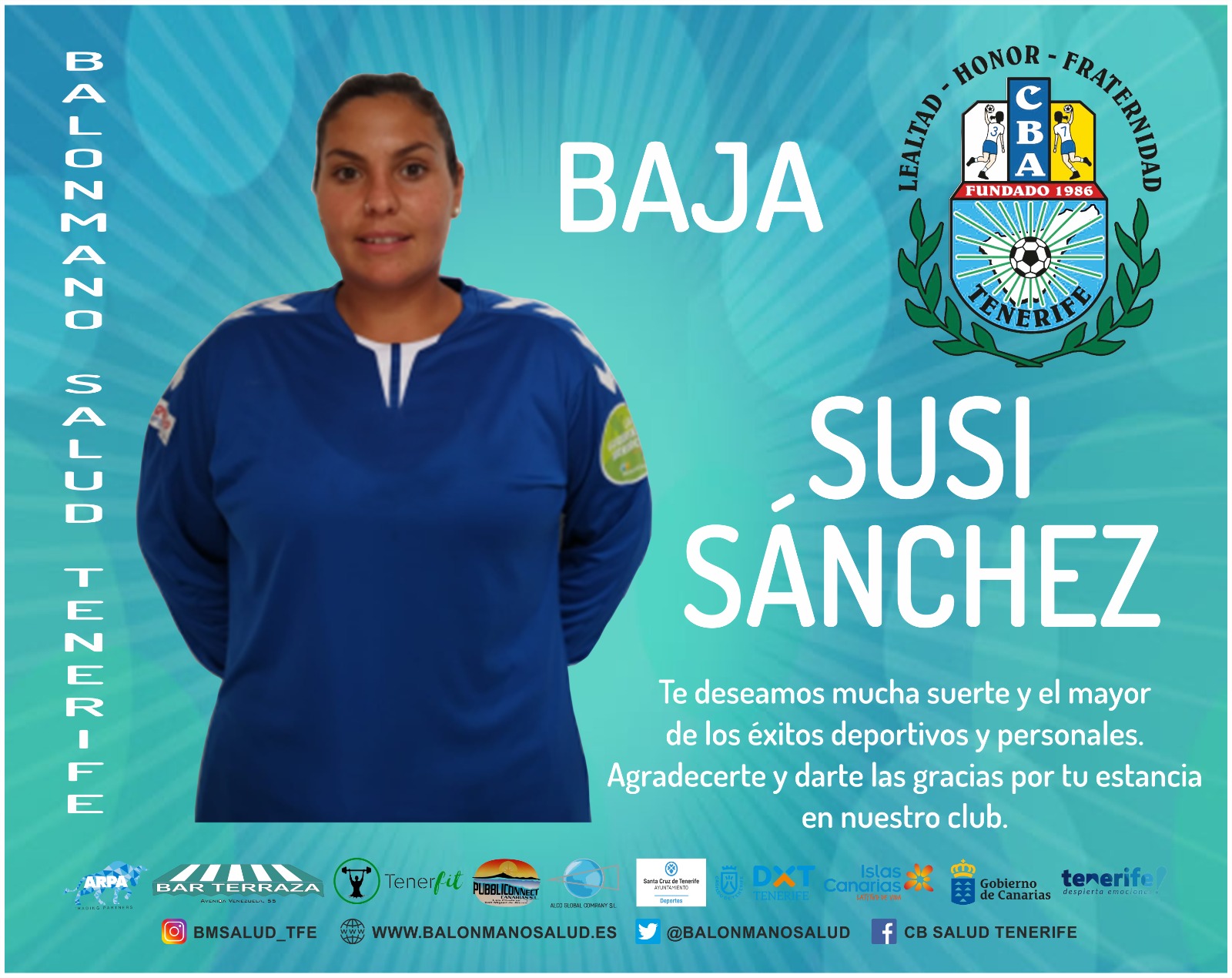 La portera Susi Sánchez no continuará en el Balonmano Salud