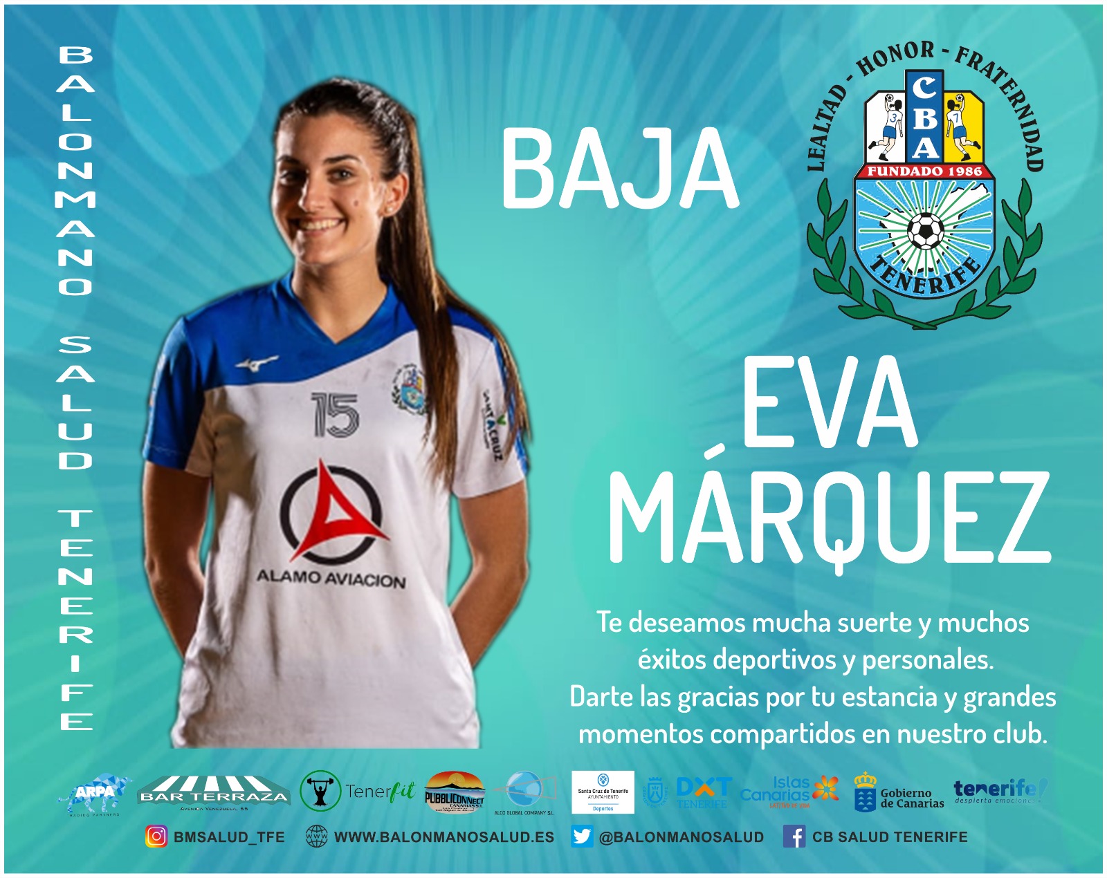 Eva Márquez no continuará en el Balonmano Salud