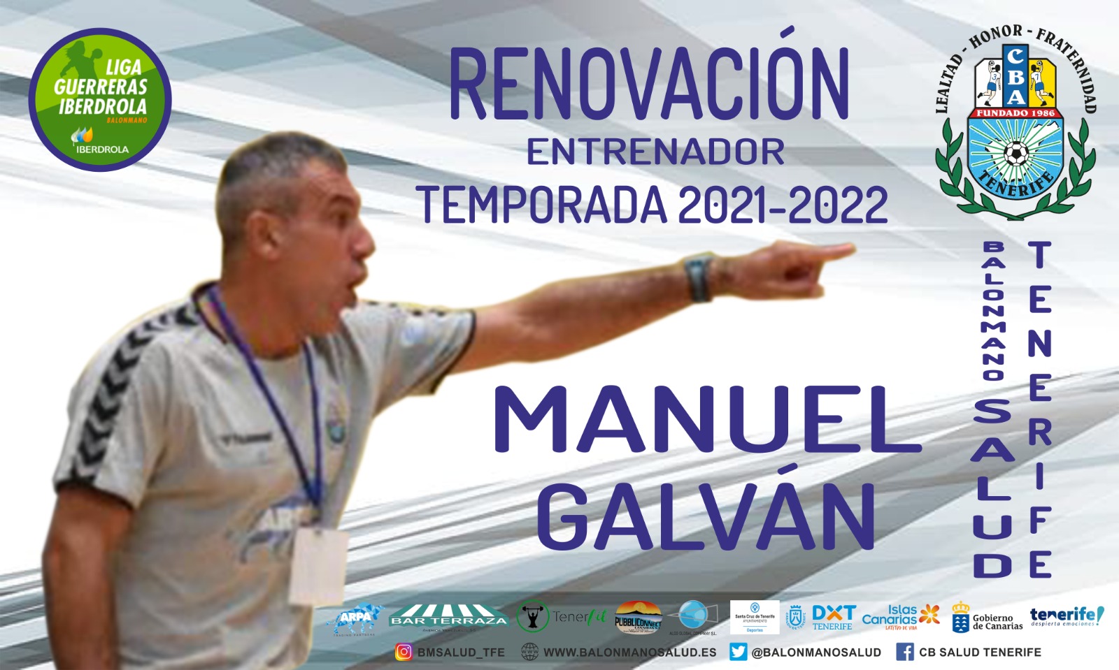 Lolo Galván renueva como entrenador del Balonmano Salud