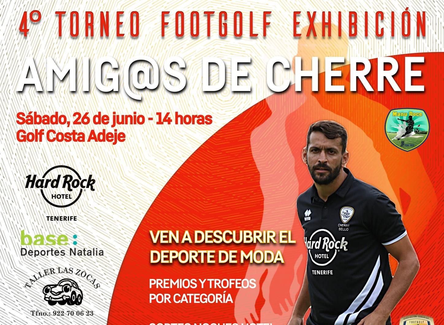 Este sábado se disputa el 4° Torneo exhibición de Footgolf "Amig@s de Cherre"