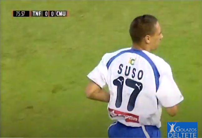 Así fue el debut de Suso con el CD Tenerife hace 15 años