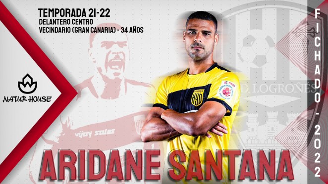 El ex blanquiazul Aridane Santana, nuevo jugador de la UD Logroñés