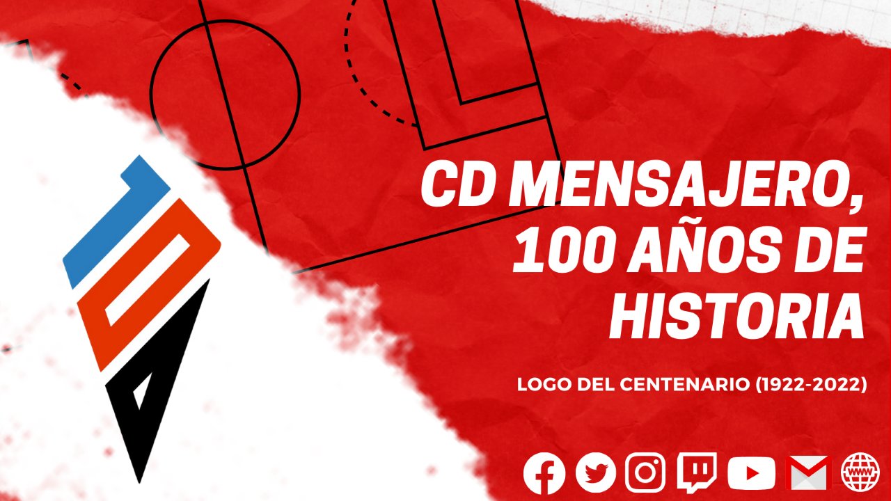 El CD Mensajero presenta su logo del Centenario
