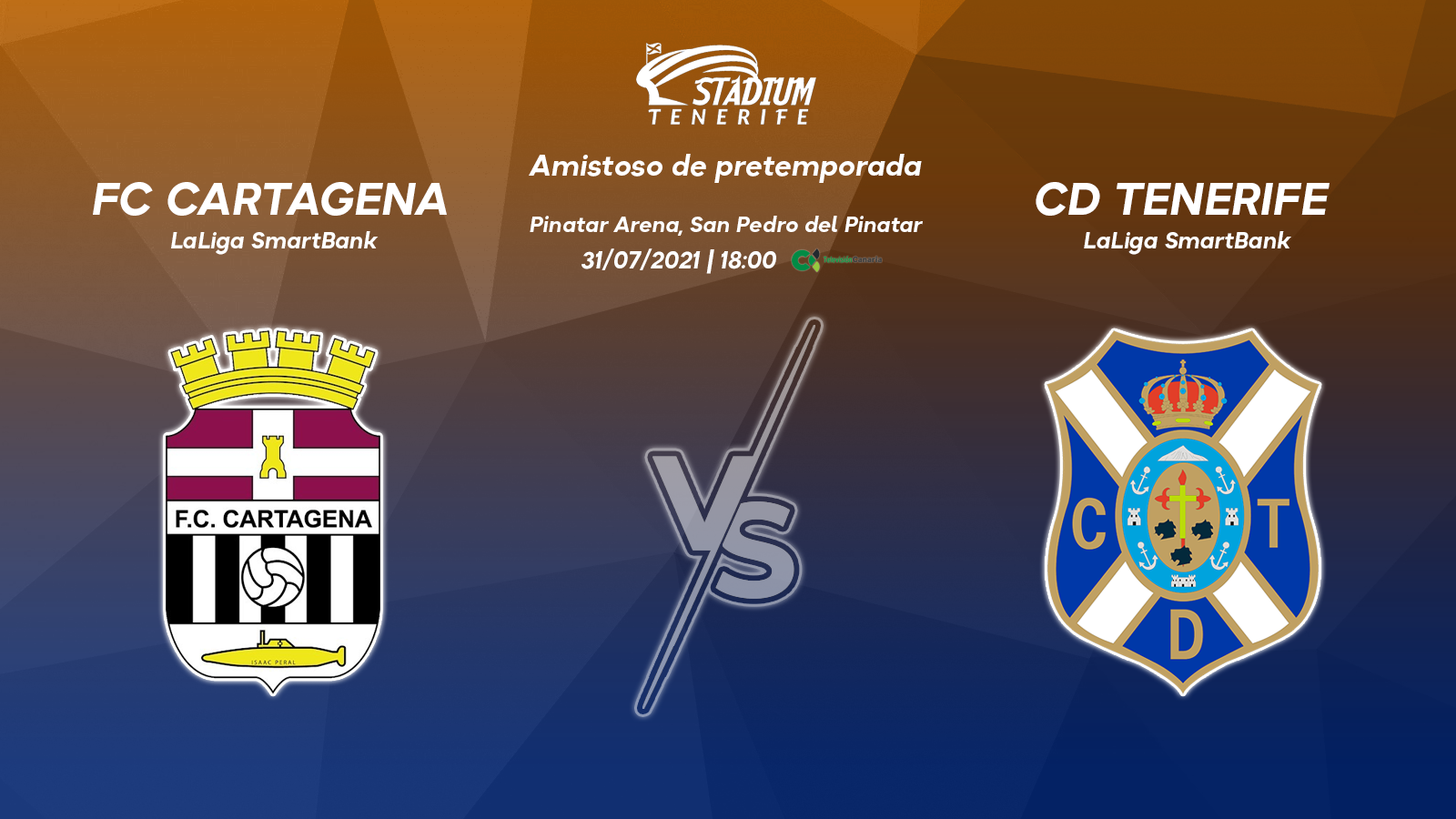 Tercer partido de pretemporada para el CD Tenerife, ante el FC Cartagena en Pinatar