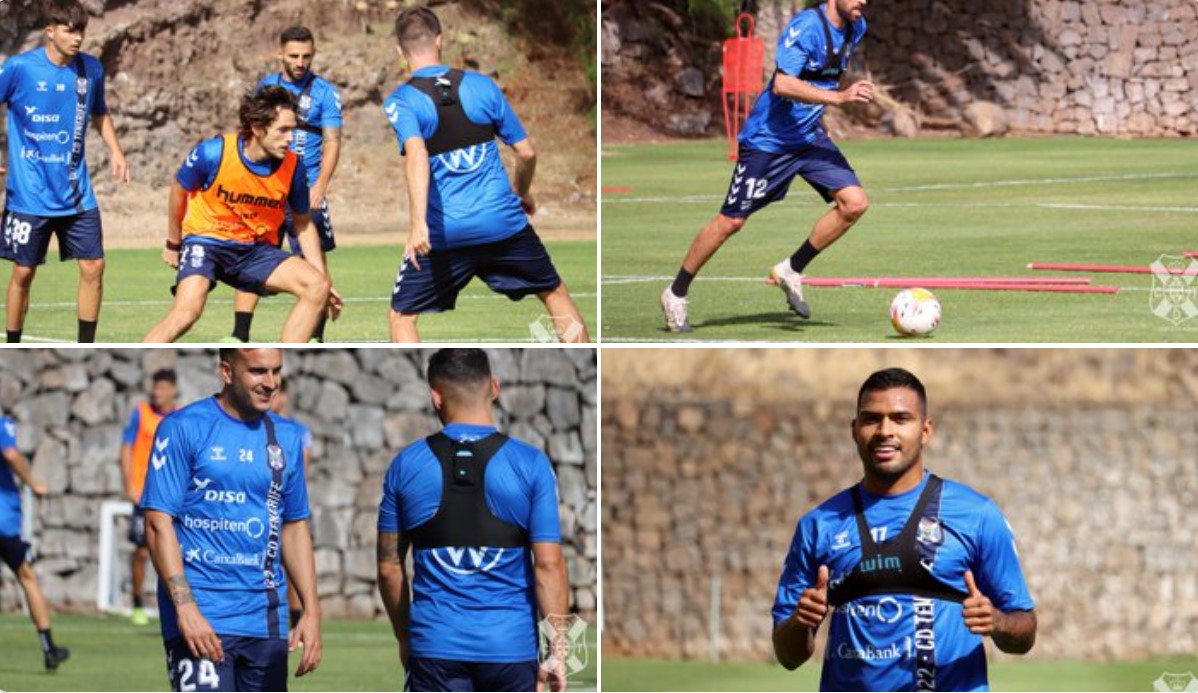 Cuatro jugadores son novedad en el entrenamiento del CD Tenerife