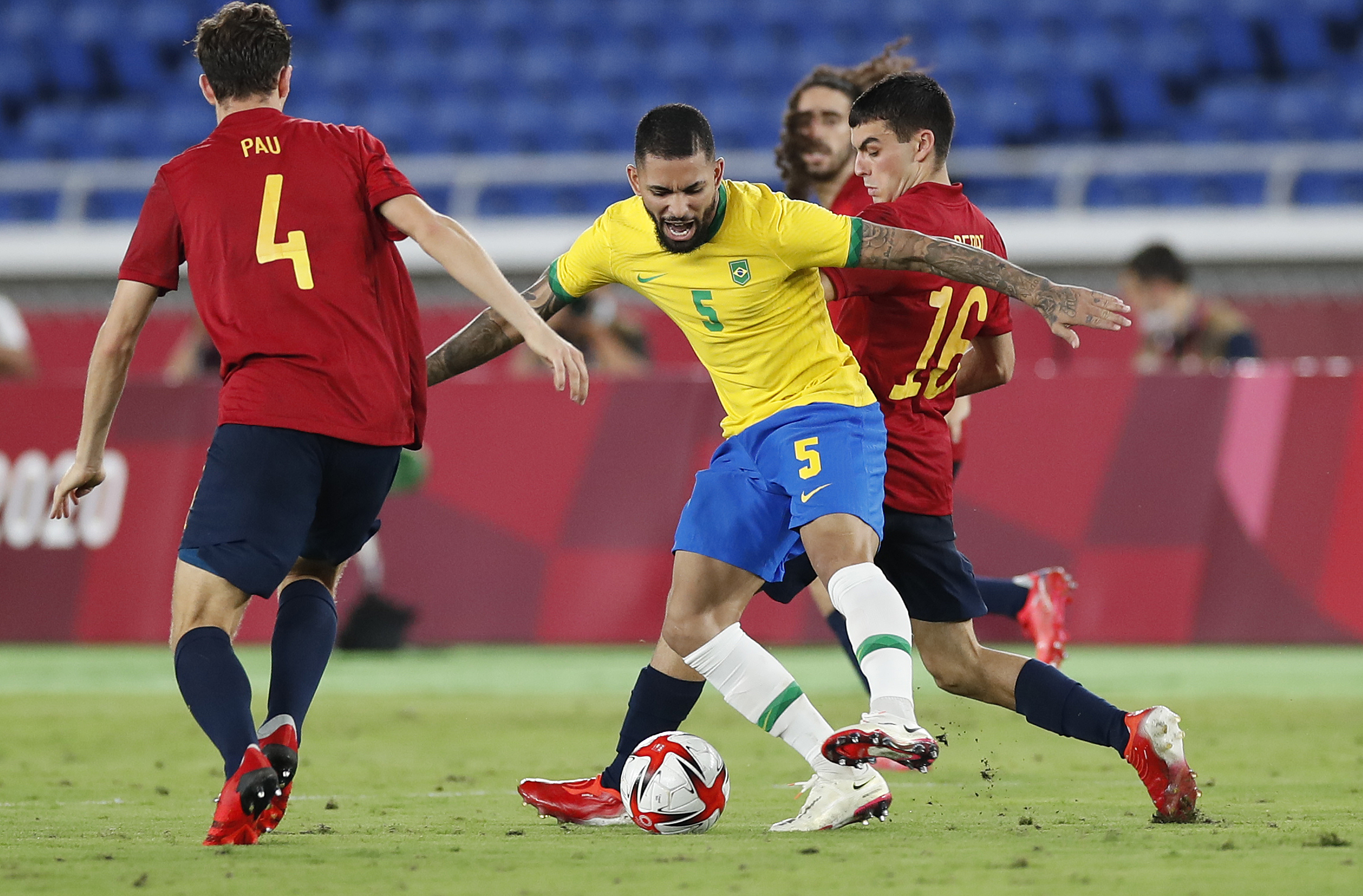 España pierde en la prórroga ante Brasil y el tinerfeño Pedri se lleva la plata