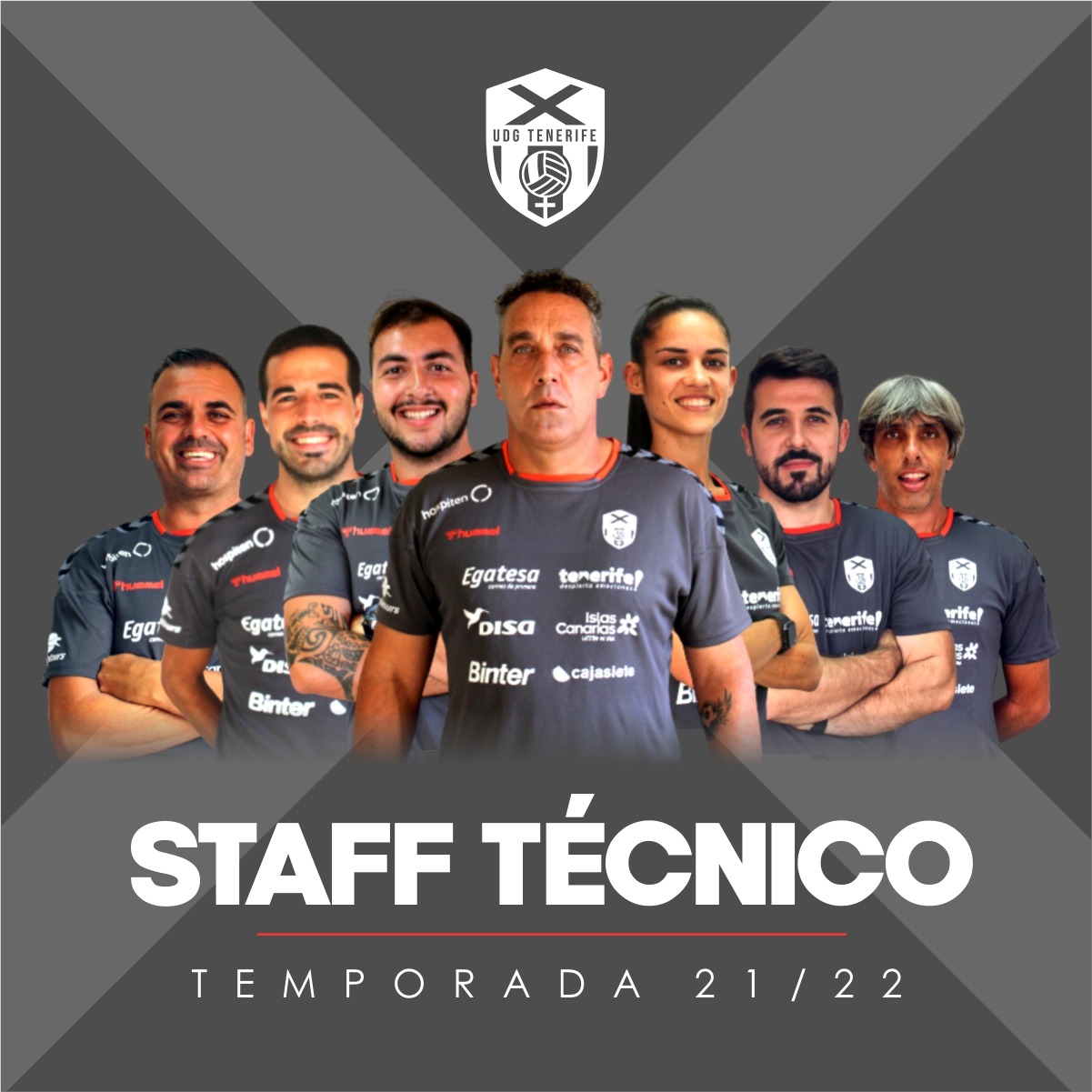 La UDG Tenerife presenta a su cuerpo técnico