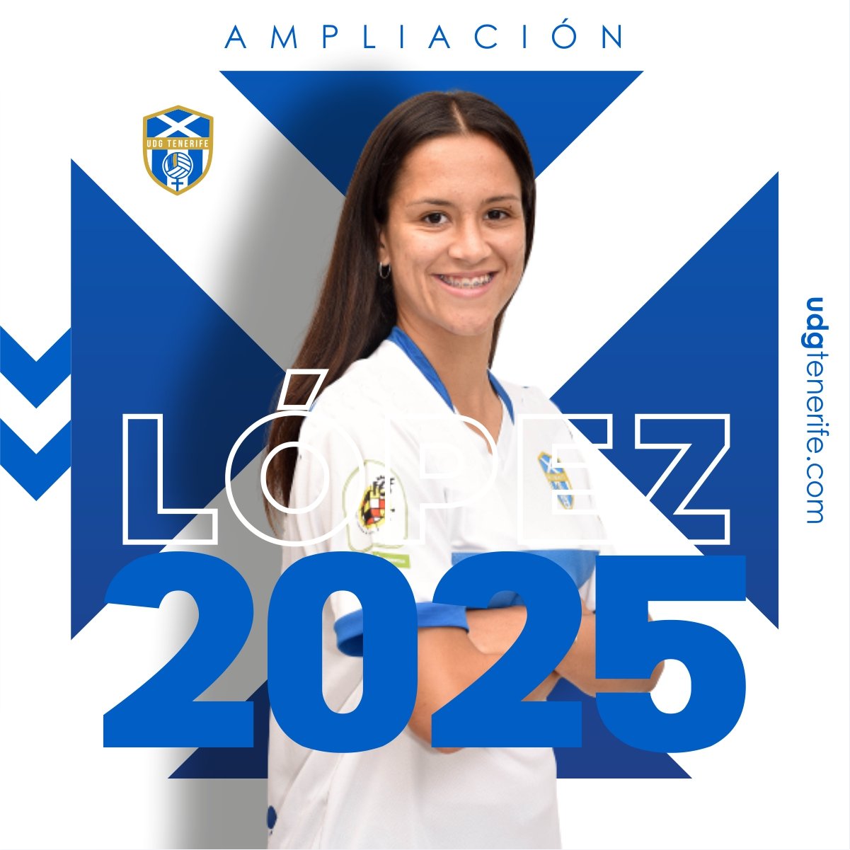 La zaguera grancanaria Sara López renueva con la UDG Tenerife hasta 2025