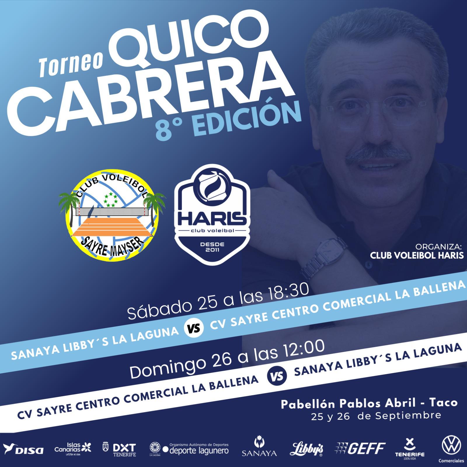 Regresa al Pablos Abril el Torneo Quico Cabrera con su octava edición
