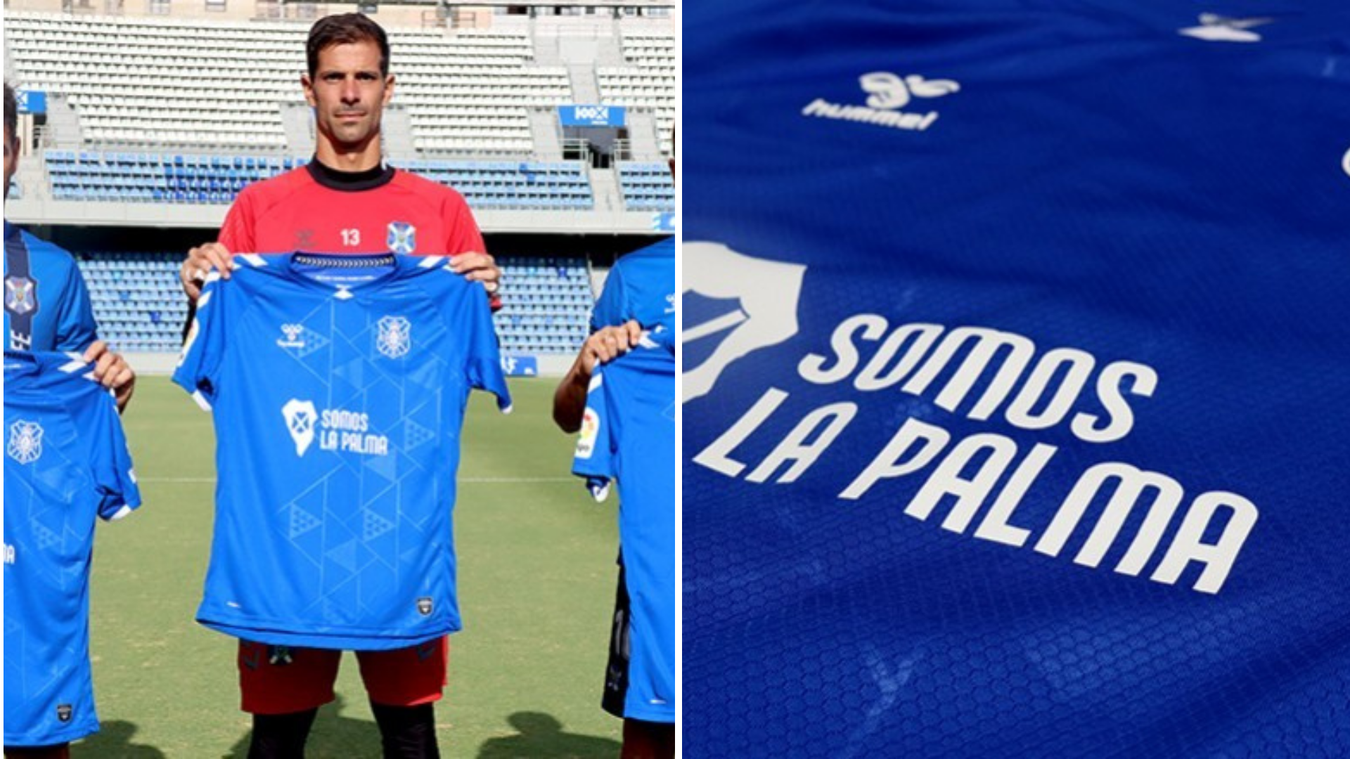 El CD Tenerife llevará una camiseta de juego solidaria con La Palma