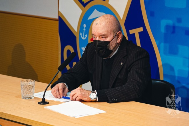 Miguel Concepción reelegido presidente del CD Tenerife