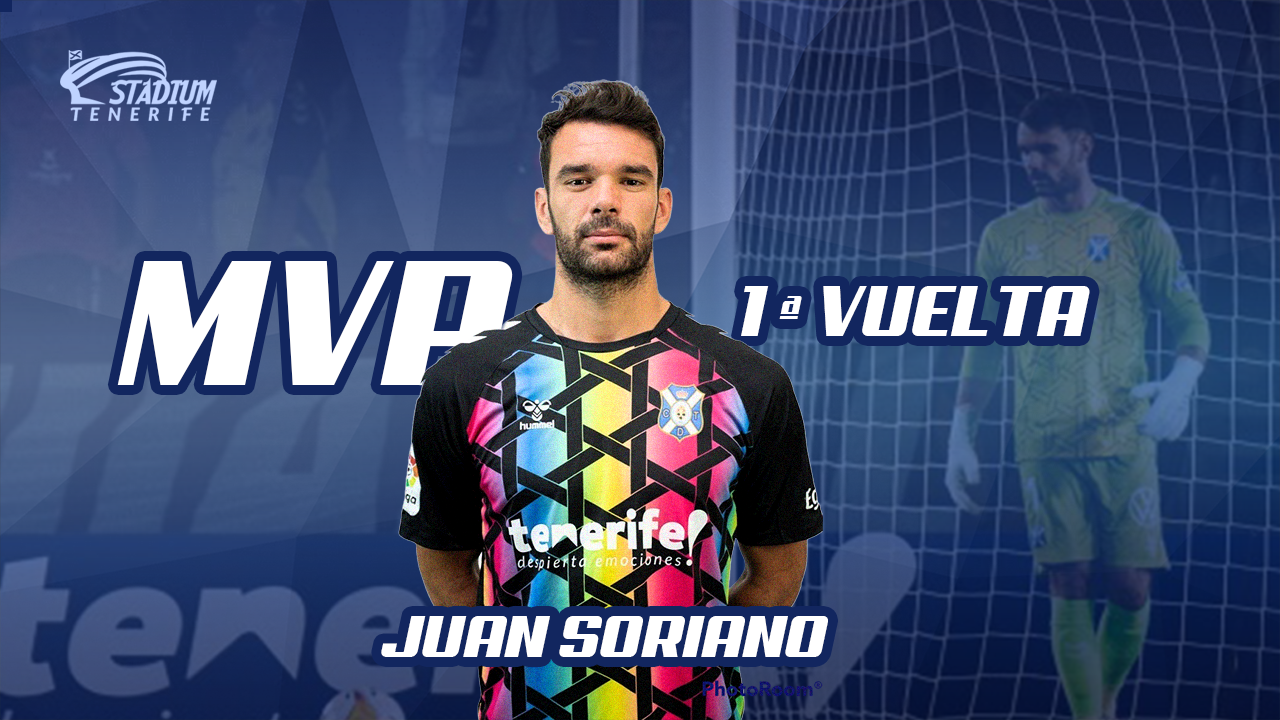 Juan Soriano, MVP Stadium Tenerife de  la 1ª vuelta del CD Tenerife 2021/2022
