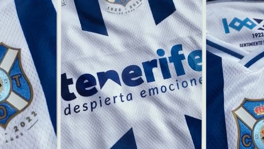 Presentada la nueva camiseta para el Centenario del CD Tenerife