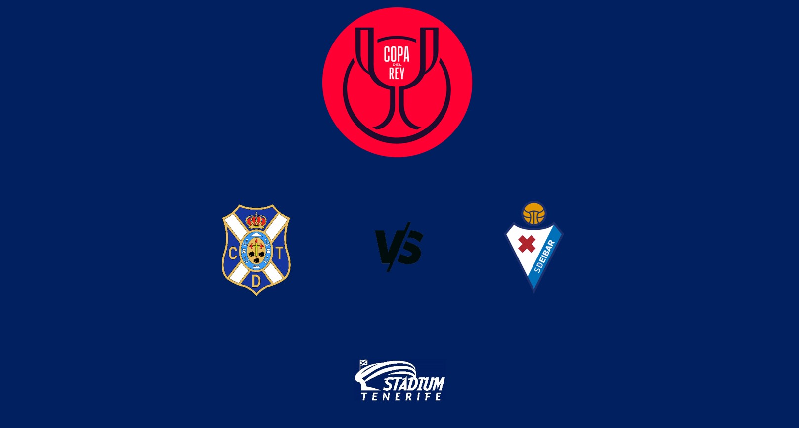 El CD Tenerife jugará ante la SD Eibar, como local, en la 2ª ronda de la Copa del Rey