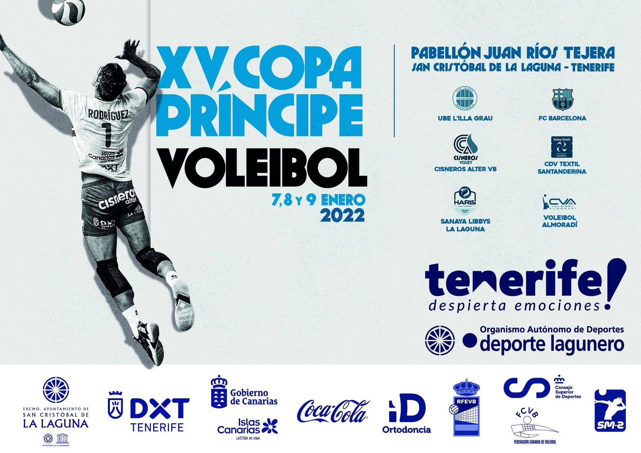 La Copa del Príncipe de voleibol se disputa este fin de semana en La Laguna