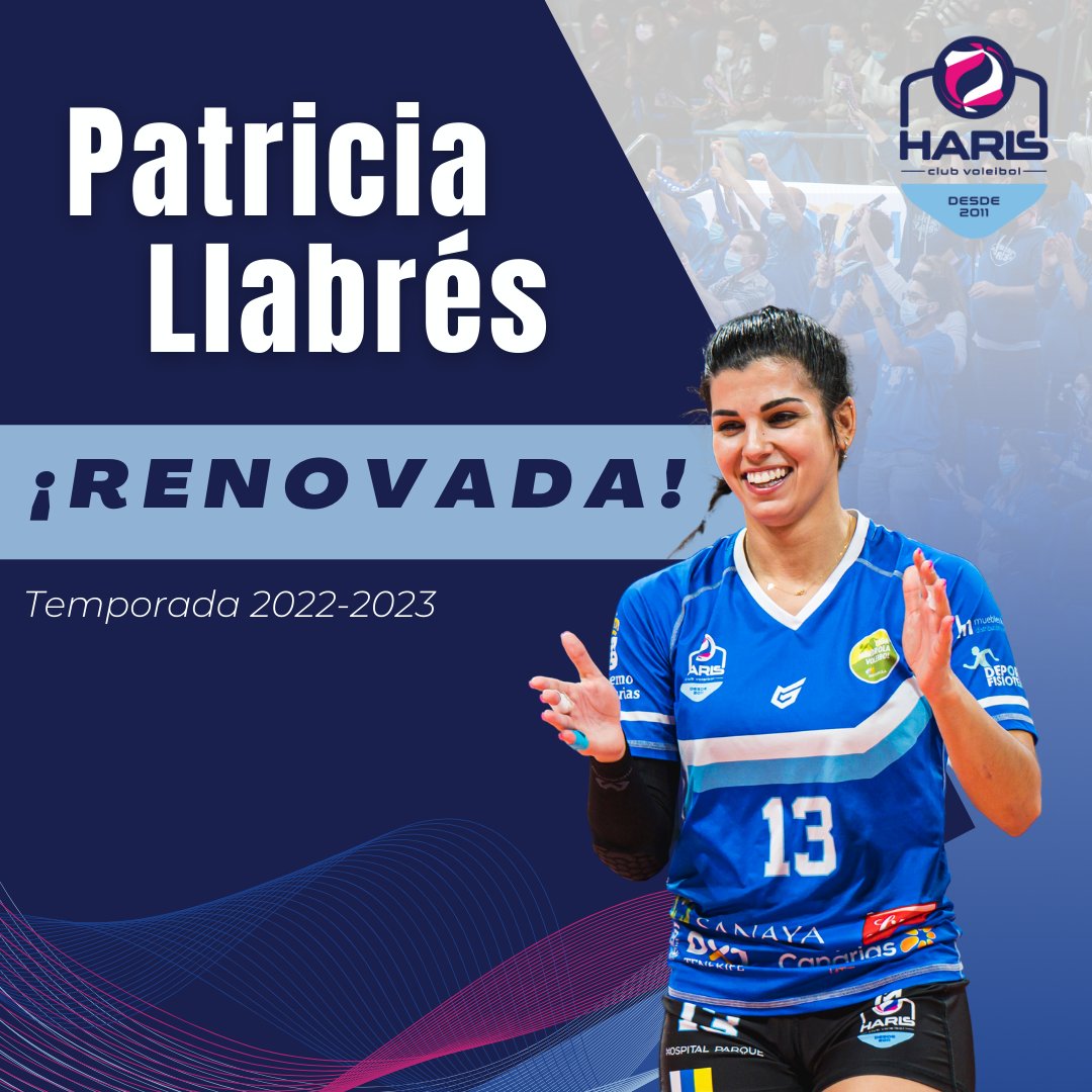 Patricia Llabrés, primera renovación del CV Haris para la temporada 2022/23