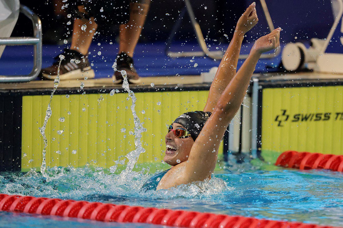 La nadadora tinerfeña Michelle Alonso se vuelve a proclamar campeona del mundo