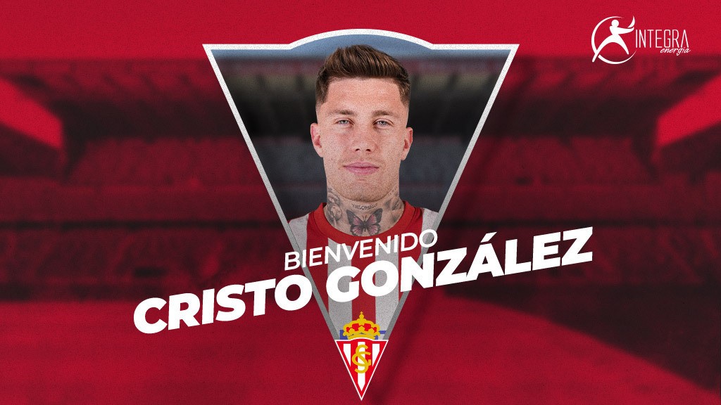 El tinerfeño Cristo González, nuevo jugador del Sporting de Gijón