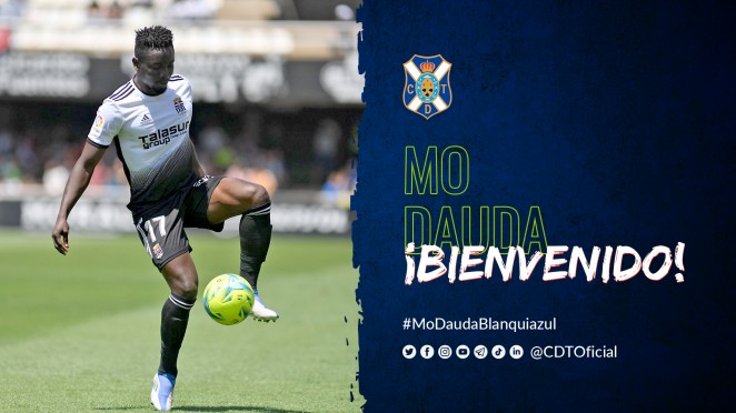 Mo Dauda, quinto fichaje del CD Tenerife para la temporada 2022-2023