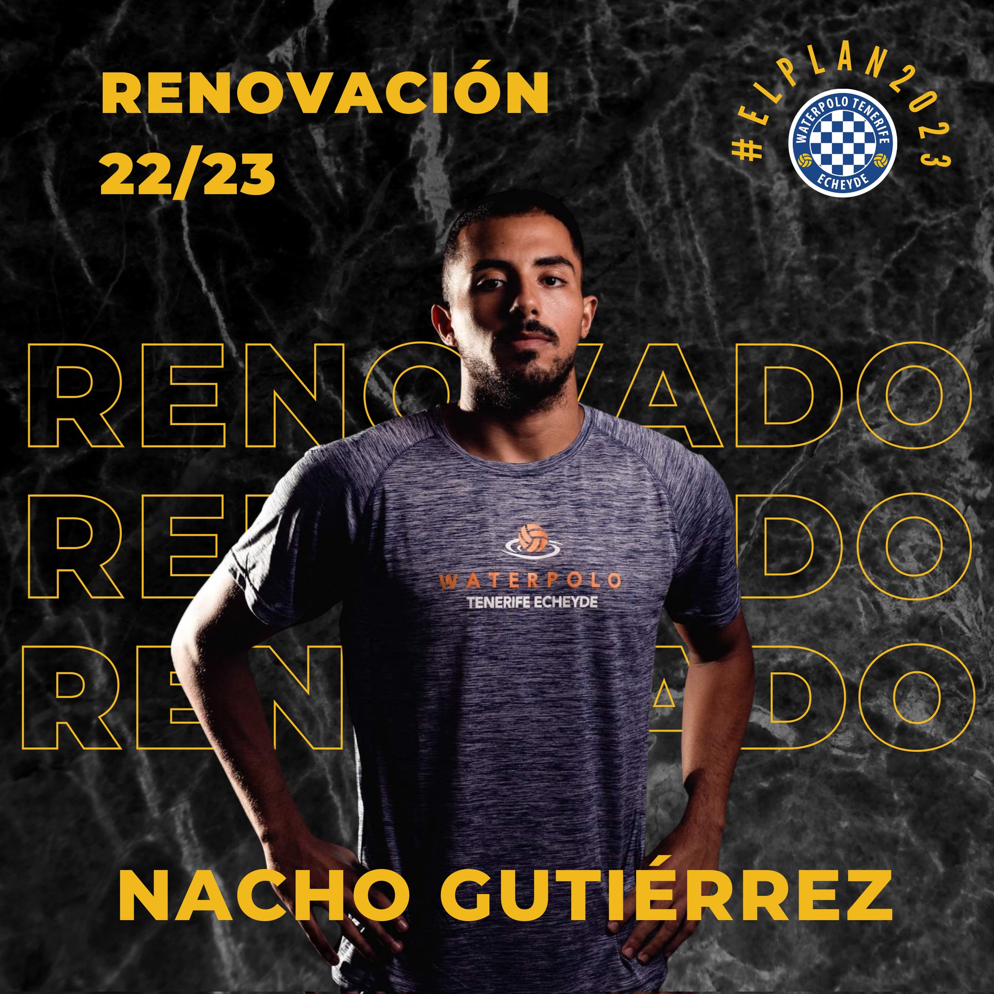 El CN Echeyde renueva a Nacho Gutiérrez