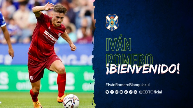 Iván Romero, octavo fichaje del CD Tenerife para la temporada 2022-2023
