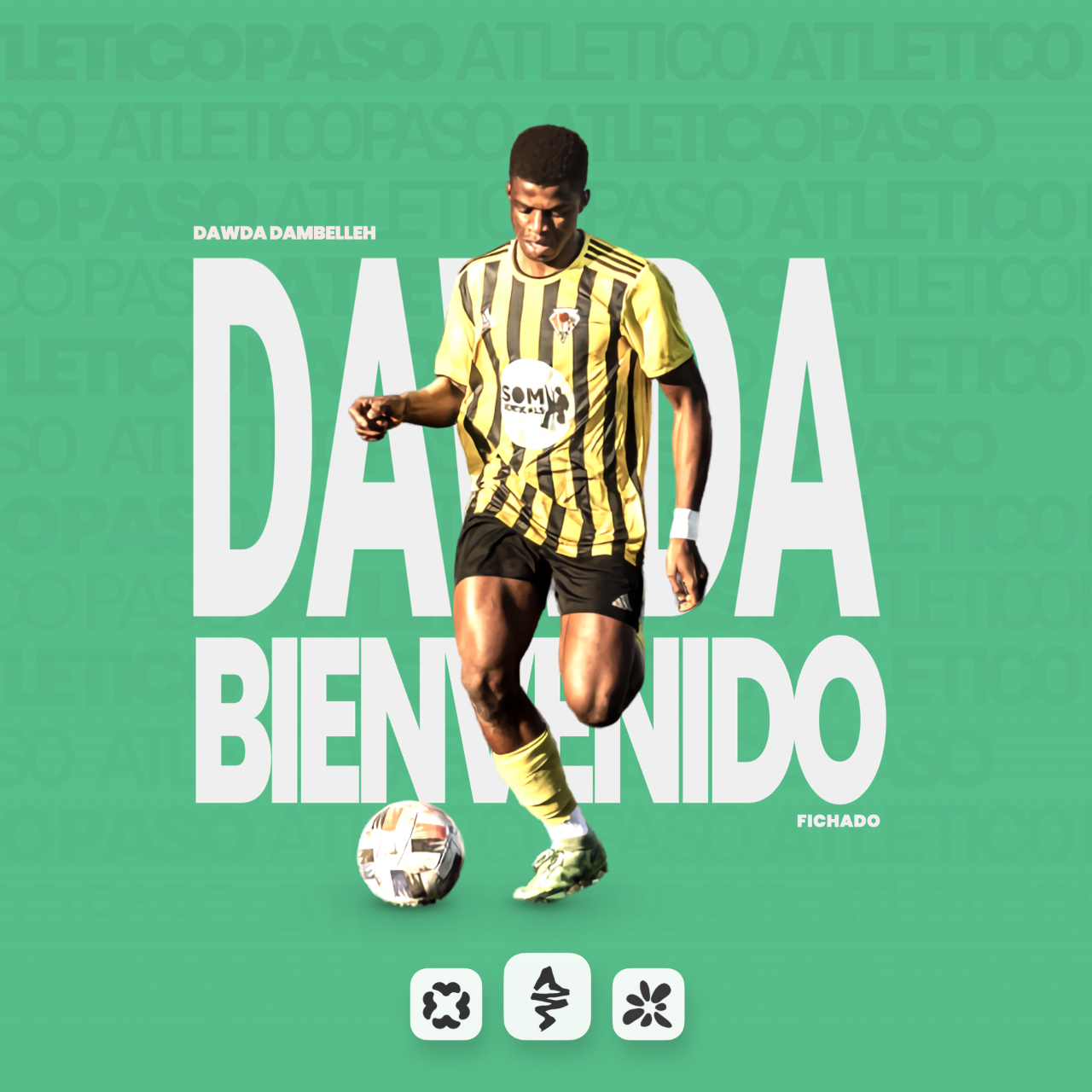 El Atlético Paso incorpora al extremo Dawda