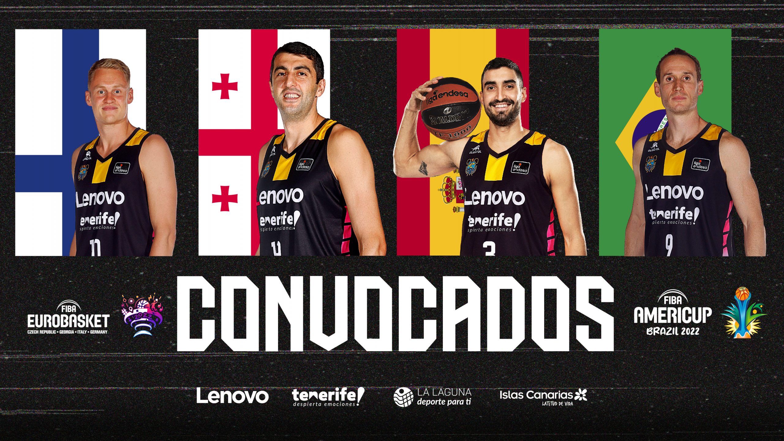 Cuatro aurinegros, convocados para el Eurobasket y la América Cup