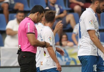 El valenciano Caparrós Hernández, árbitro del Tenerife-Málaga de este lunes