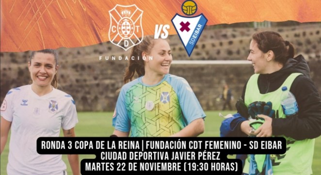 El CD Tenerife Fundación Femenino recibe al SD Eibar en la Copa de la Reina