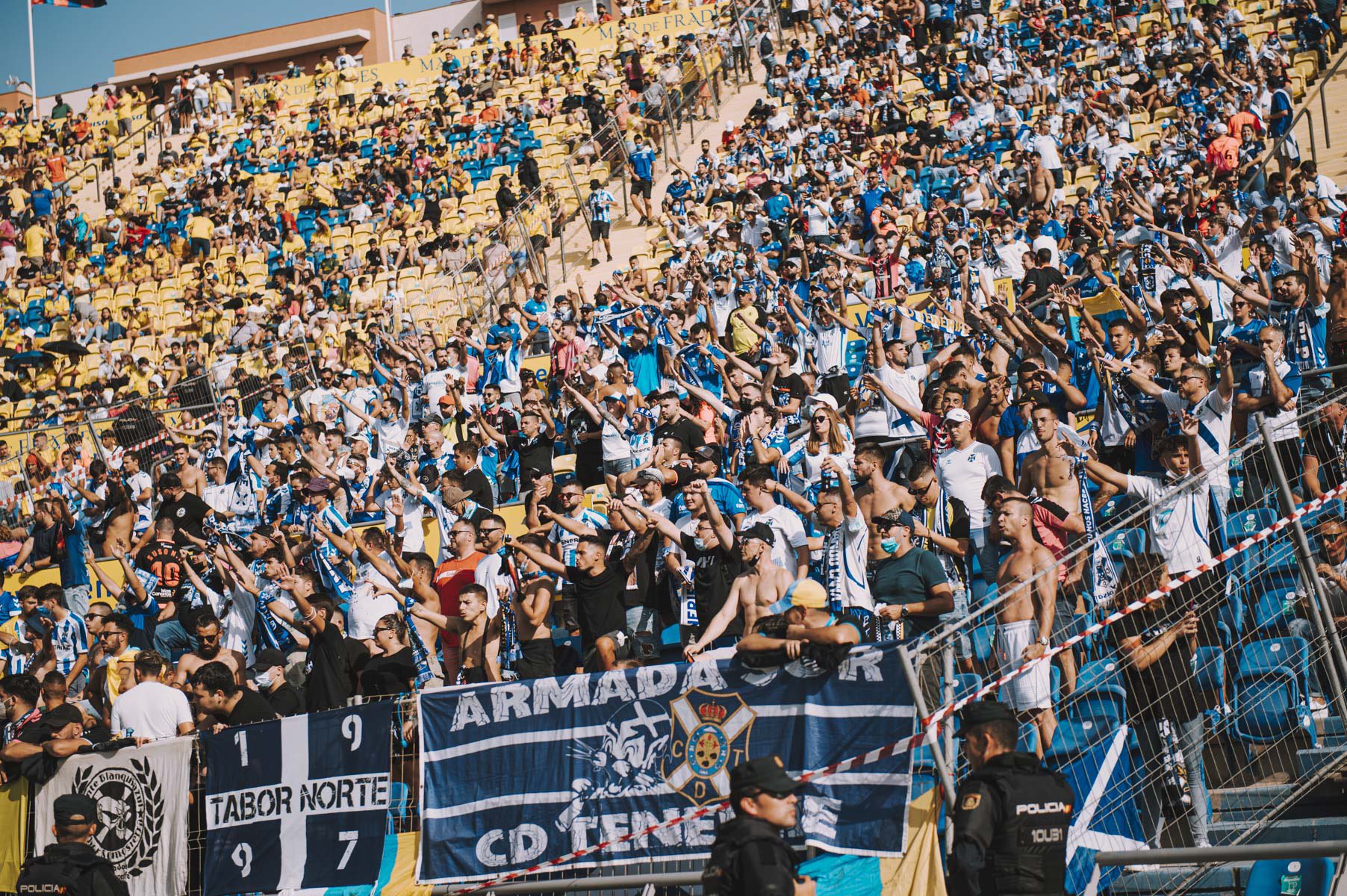 La UD Las Palmas da 690 entradas al CD Tenerife para el derbi, solo el 2'1% del aforo total