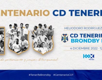 Así será el día del partido del Centenario del CD Tenerife