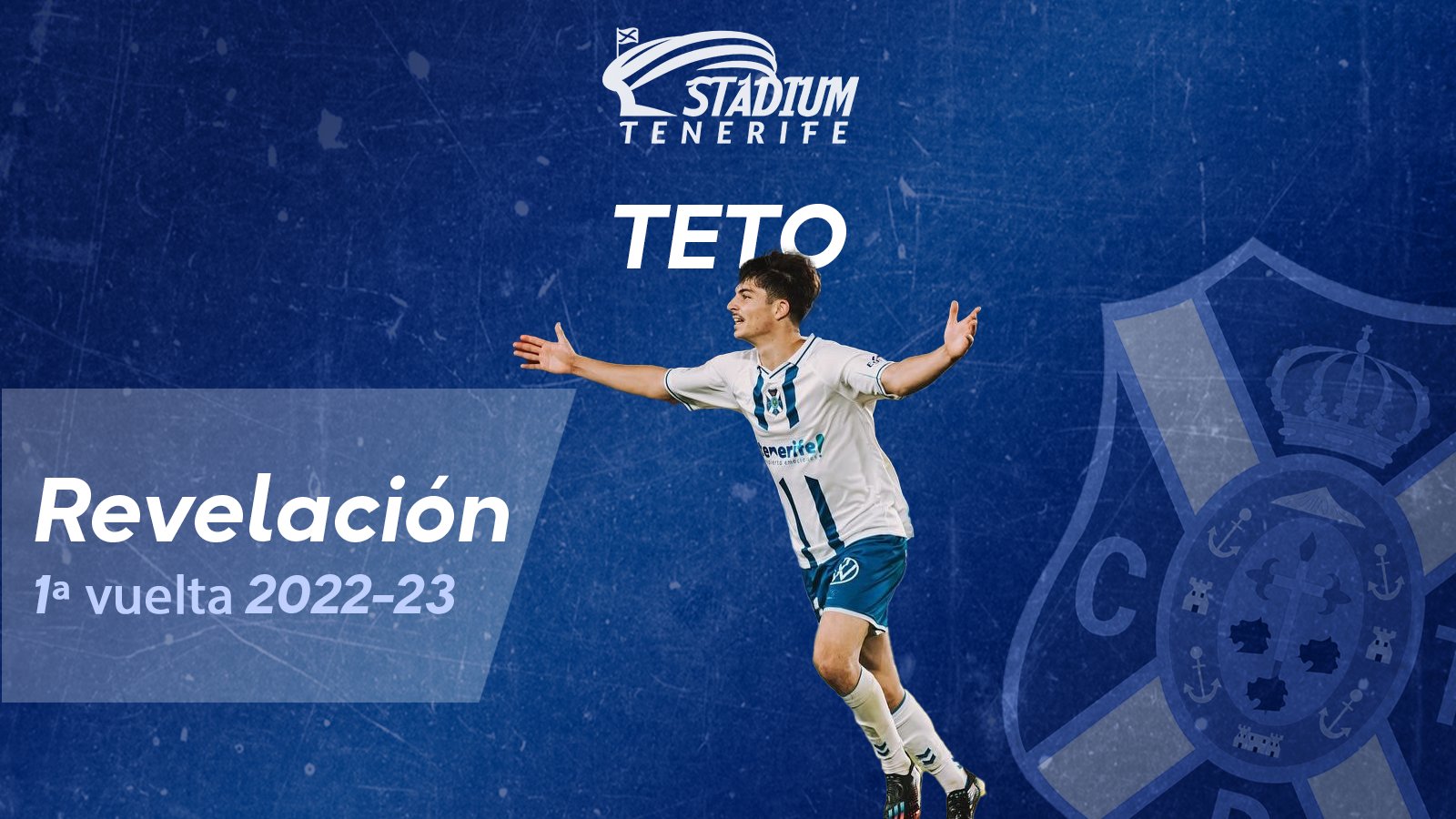 Teto, jugador revelación del CD Tenerife en la primera vuelta 22-23
