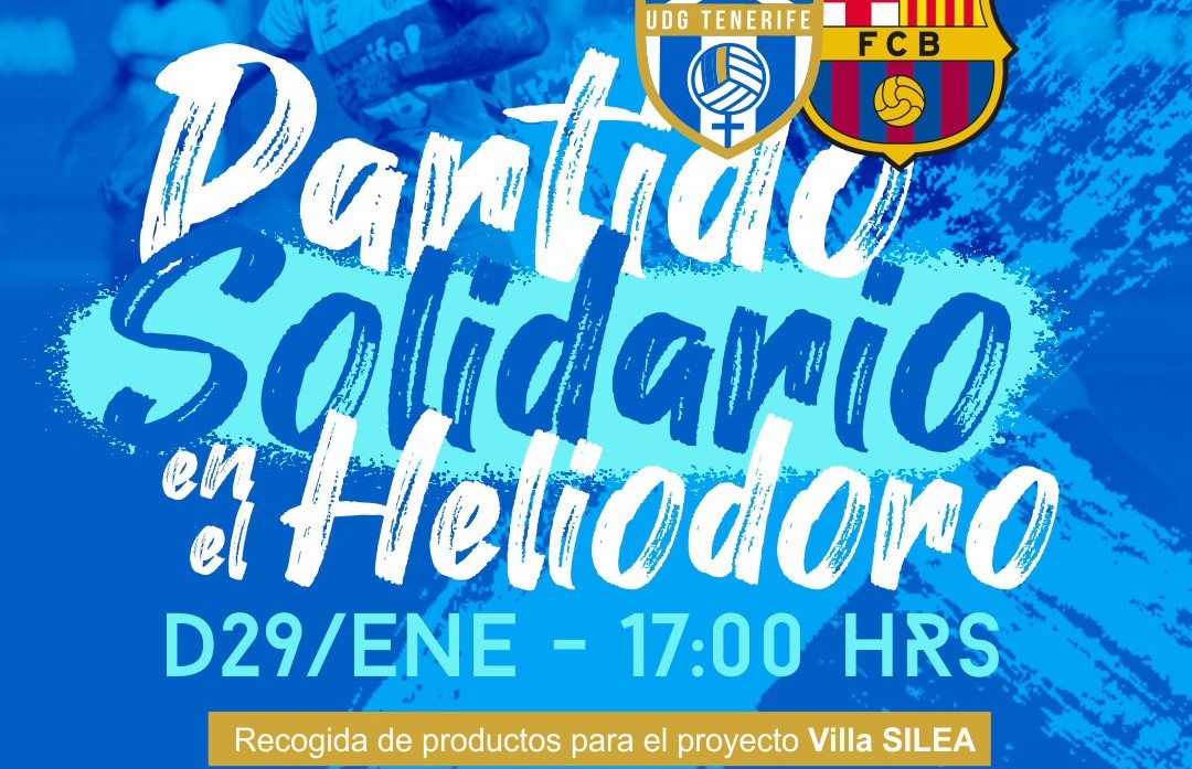 La solidaridad arropará el encuentro entre la UDG Tenerife y el FC Barcelona  