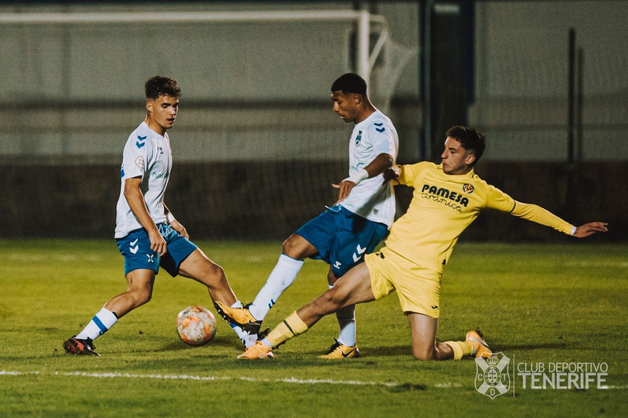 El Juvenil del Tenerife cae eliminado de la Copa del Rey en la prórroga ante el Villarreal