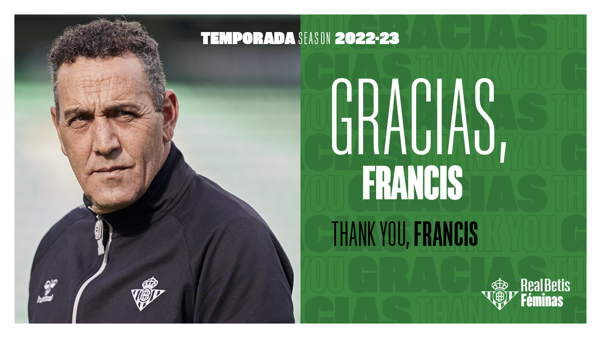 El tinerfeño Francis Díaz deja de ser entrenador del Real Betis Féminas