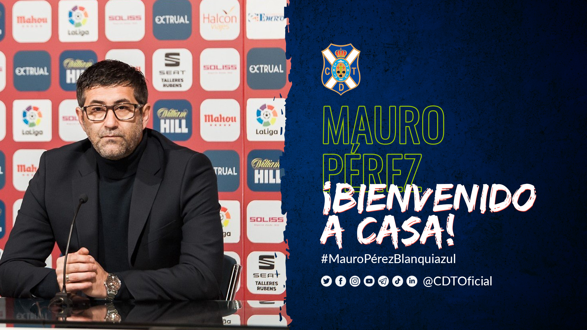 Mauro Pérez, nuevo director deportivo del CD Tenerife para las próximas tres campañas