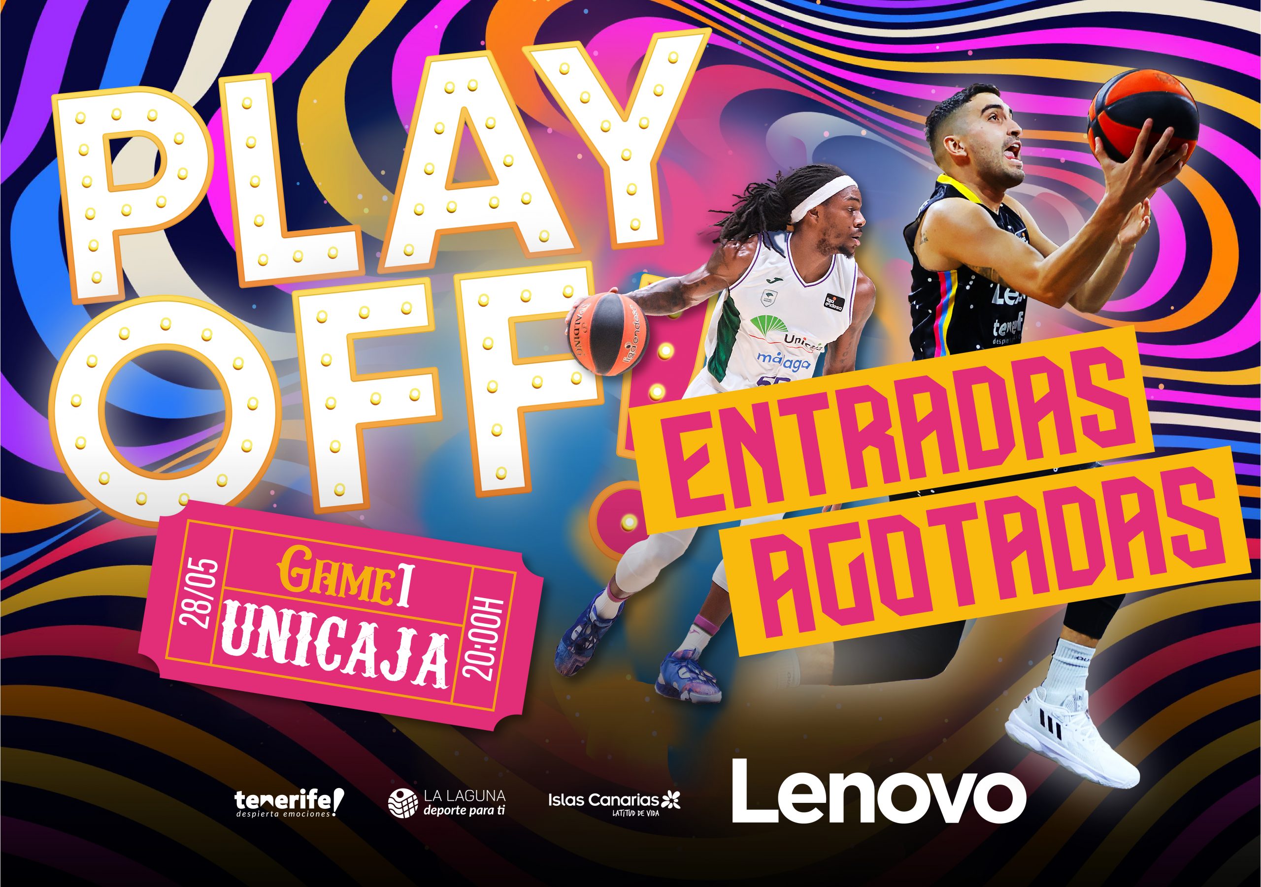 Agotadas las entradas para el Lenovo Tenerife-Unicaja del playoff de este domingo