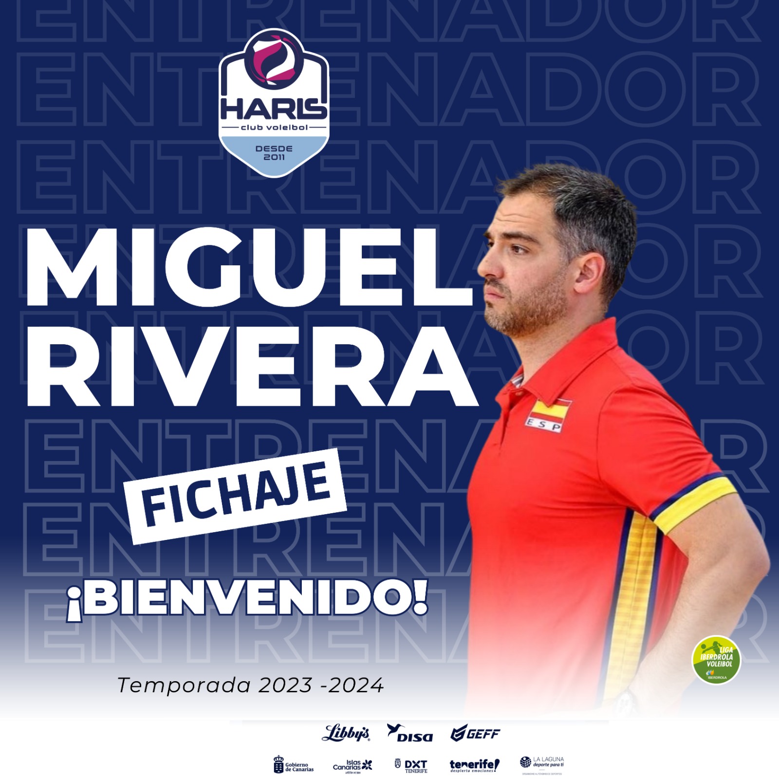 Miguel Rivera, nuevo entrenador del Tenerife Libby’s La Laguna