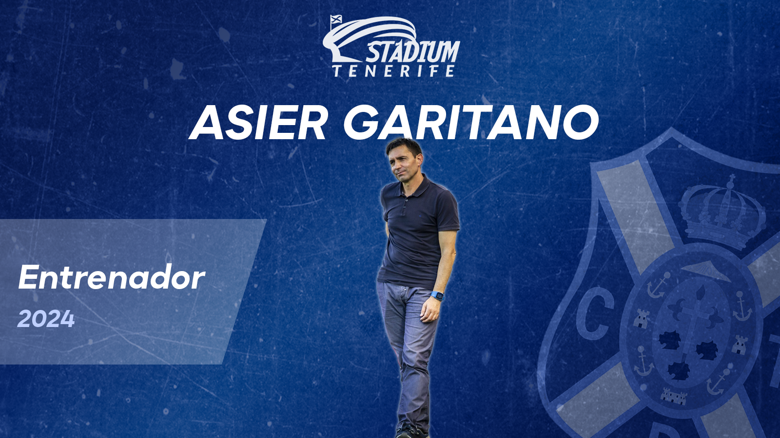 Asier Garitano, nuevo entrenador del CD Tenerife para la temporada 23-24
