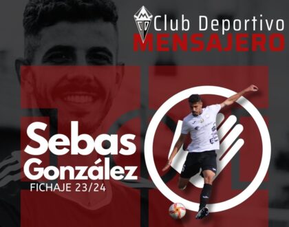El central Sebas González es el segundo fichaje del Mensajero 23-24