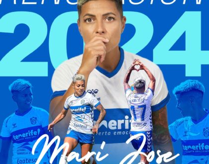 María José seguirá regalando alegrías a la UDG Tenerife y su afición una temporada más