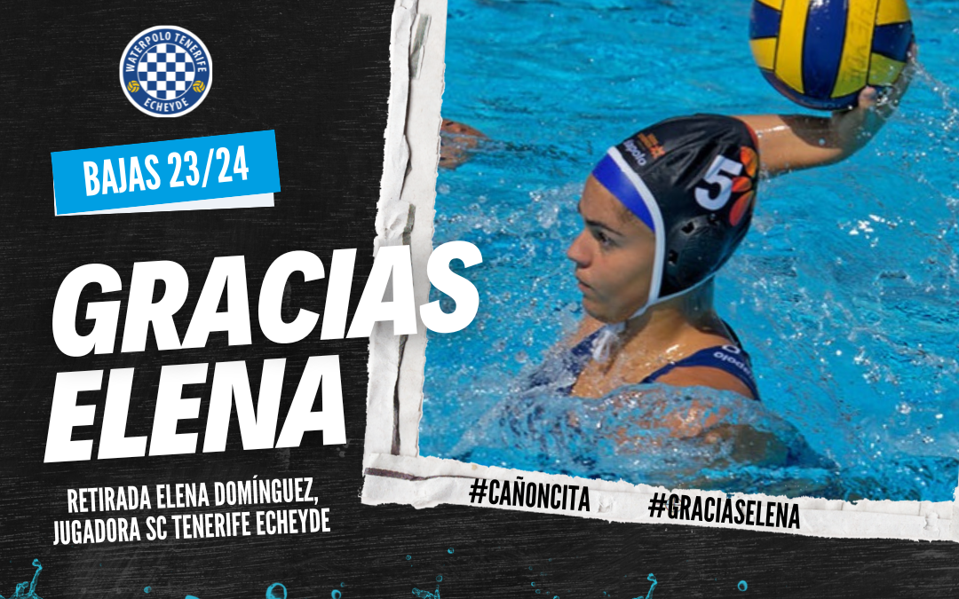 Elena Domínguez deja el Guayotas Echeyde y el waterpolo por una lesión en el hombro