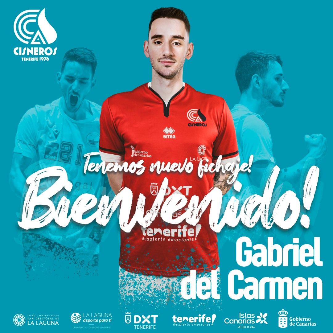 El receptor vigués Gabriel del Carmen, tercer fichaje del CD Cisneros Alter
