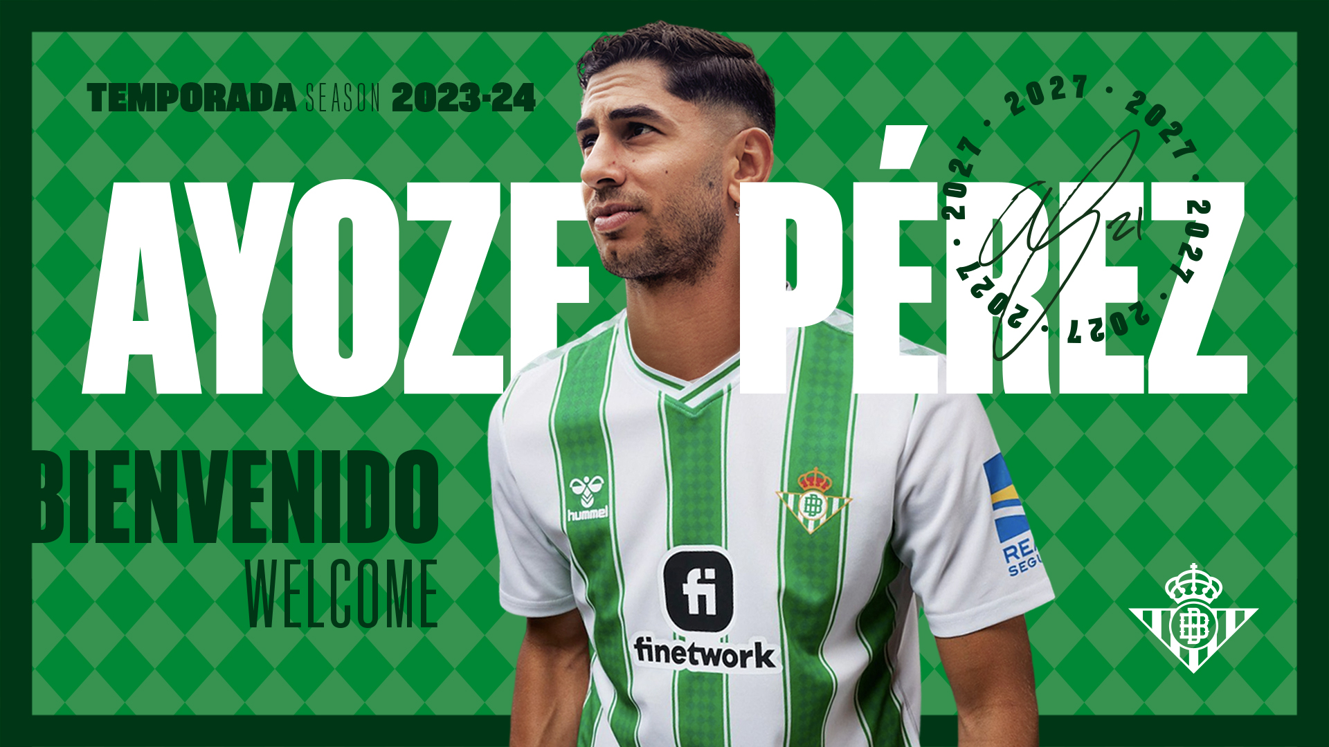 El tinerfeño Ayoze Pérez ficha en propiedad con el Real Betis hasta 2027