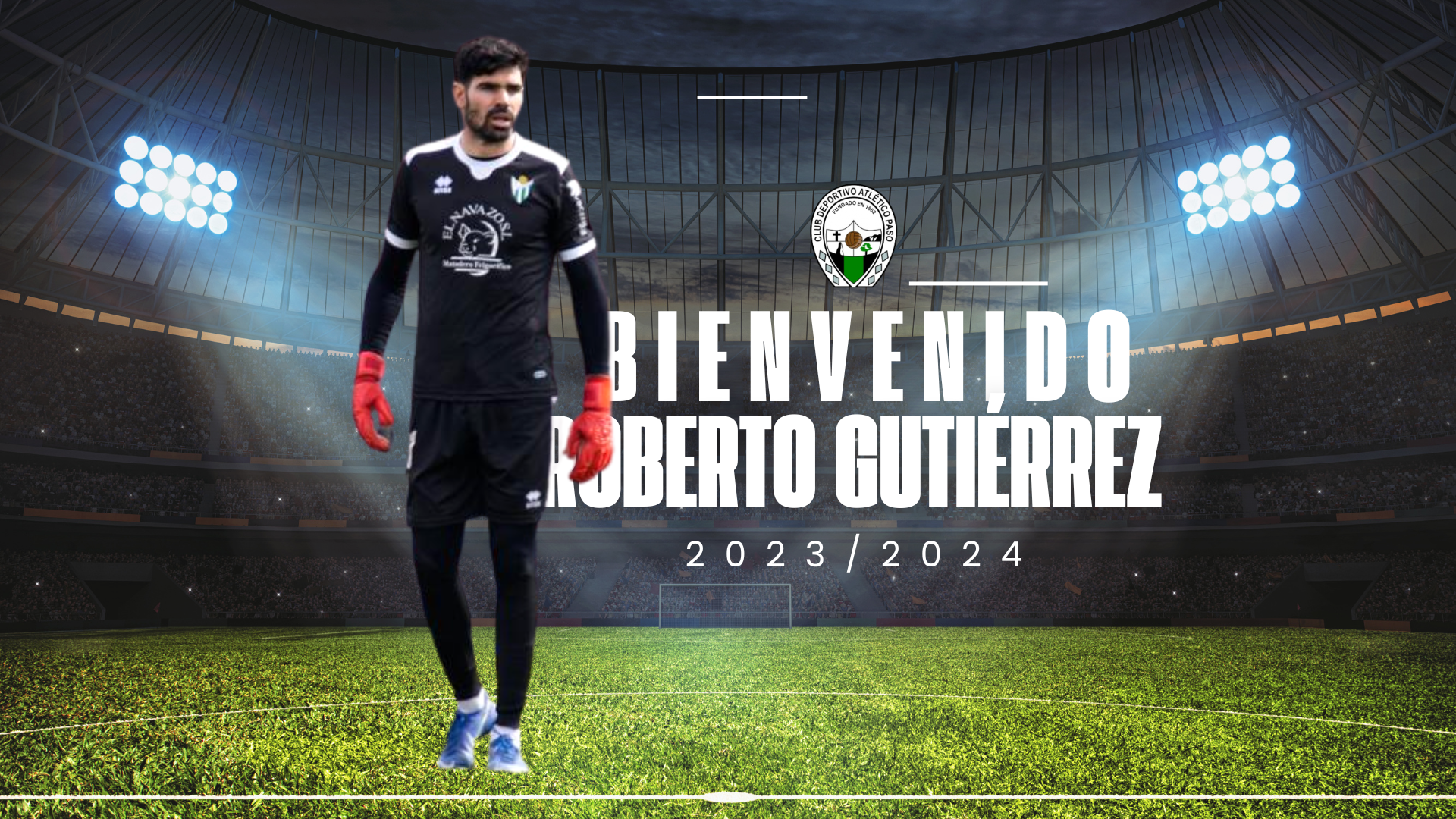 El tinerfeño y ex blanquiazul Roberto Gutiérrez, nuevo portero del Atlético Paso