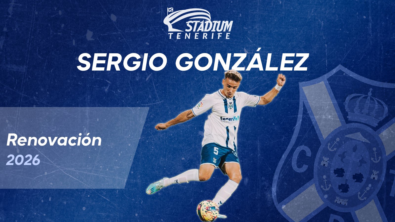 Sergio González amplía su vinculación con el  CD Tenerife hasta 2026